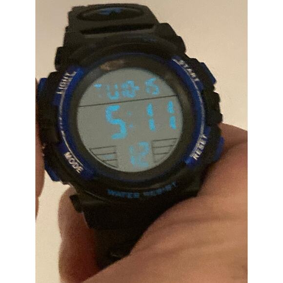 Mens Digital Multifunction Sport Watches (3) with Adjustable Bands Date Timer - Picture 6 of 12